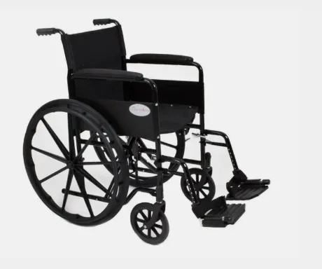 Ex rental standard steel wheelchair