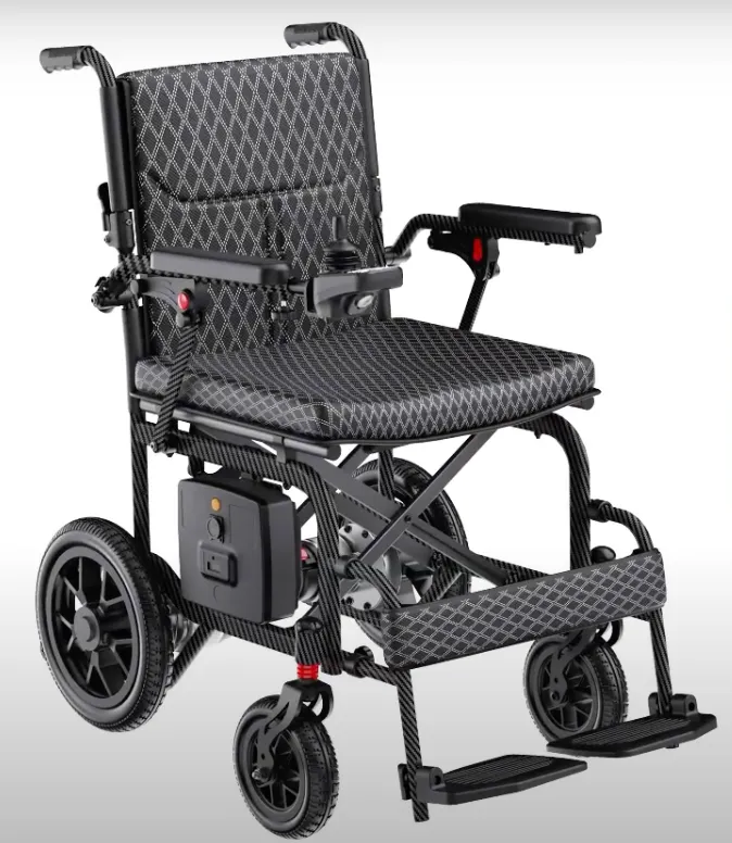 Lightweight Electric D10 Wheelchair with 15 mile / 24km battery range