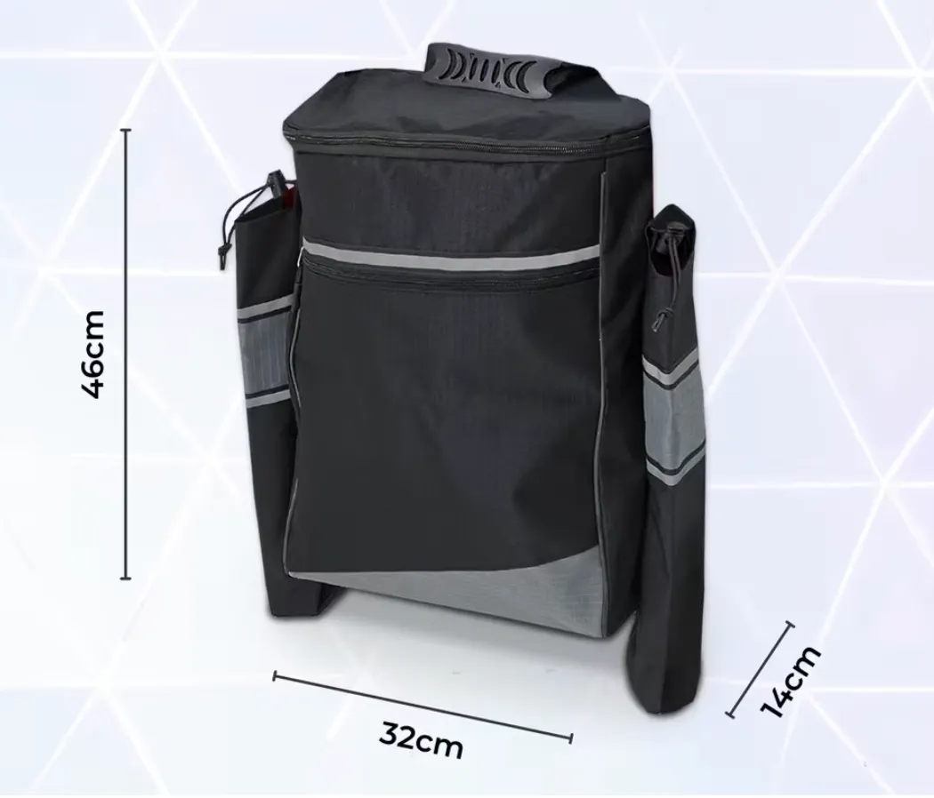 Seat bag with crutch holder