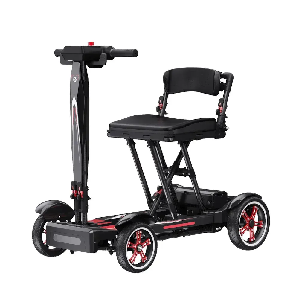Ultralight Carbon Scooter with 15 Mile / 24 km Battery Range