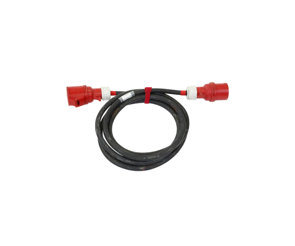 Rallonge Cable Souple (5m) - 32A - Tétraphasée CEE