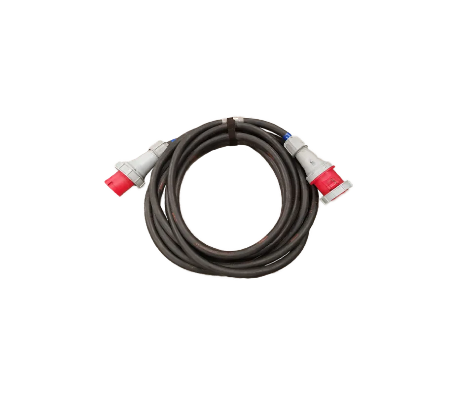 Rallonge Cable Souple (25m) - 63A - Tétraphasée CEE