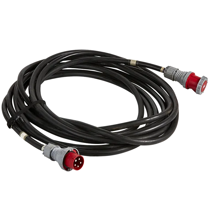Rallonge Cable Souple (50m) - 125A - Tétraphasée CEE
