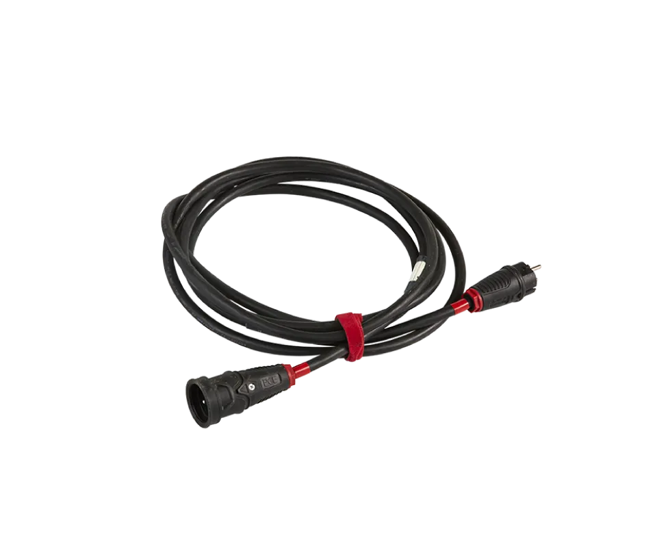 Rallonges de 5 mètres - 16A -  Monophasée NF - 230V