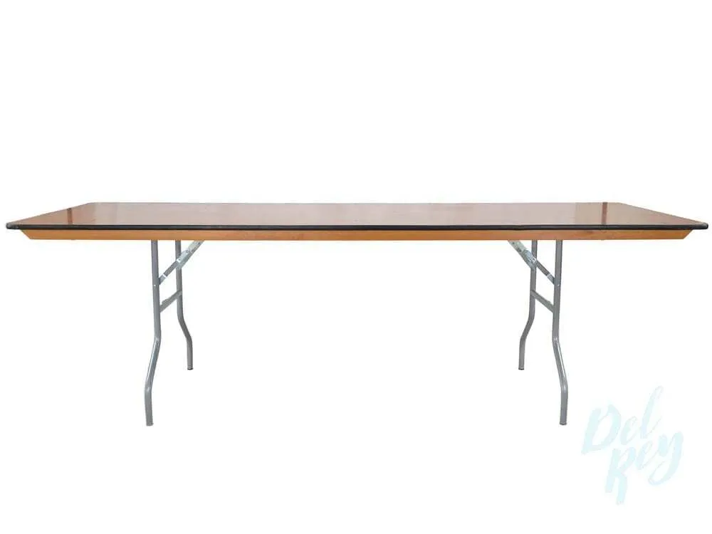 Rectangle Serving Banquet Table - 8FT 
