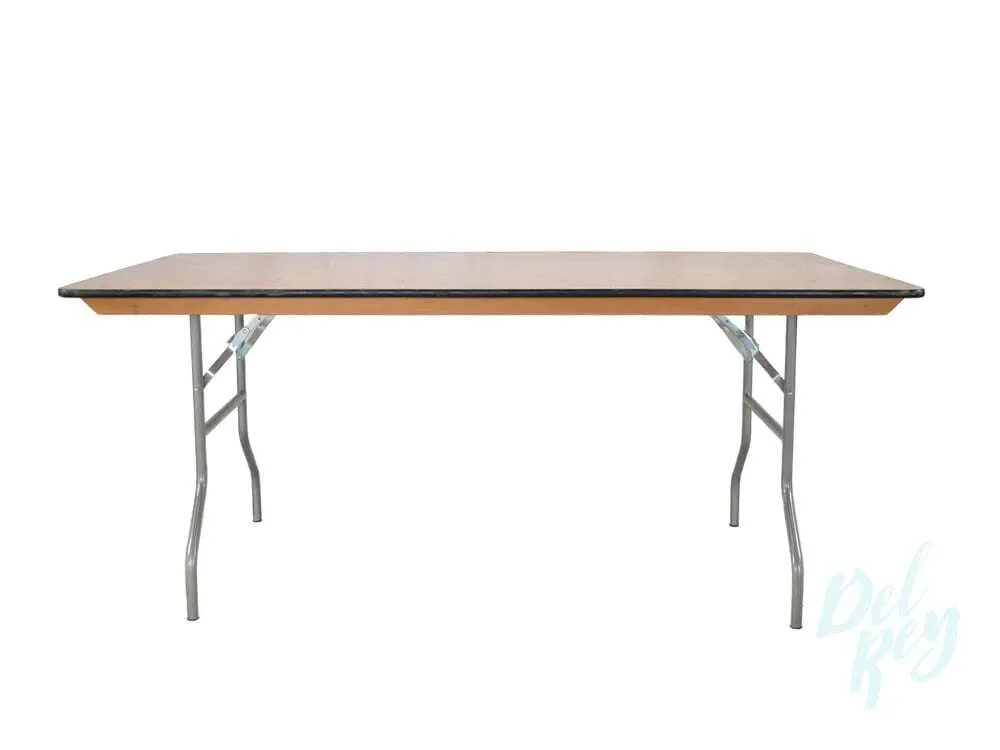 Rectangle 6FT Banquet Table 