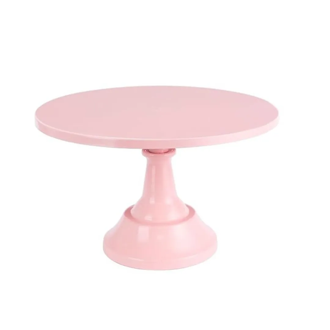 Pink Cake Stand 11.5" (7 inches tall)