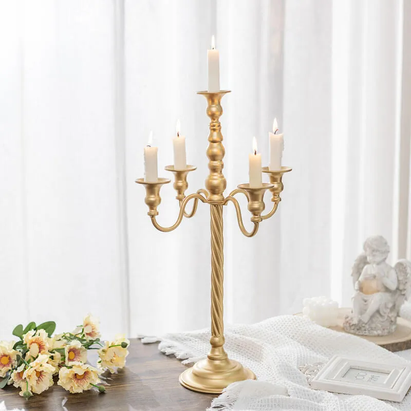 Gold Tall Candelabra