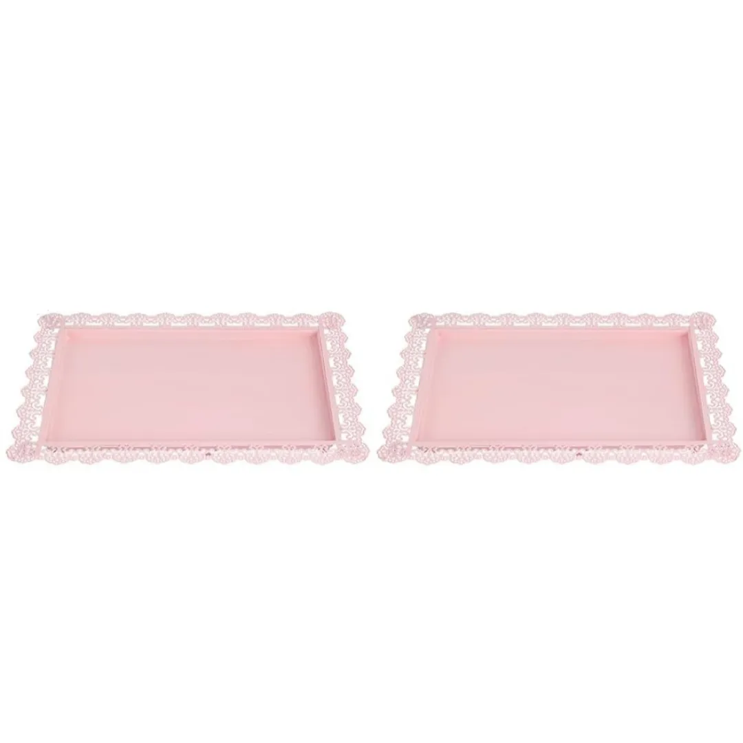 Pink Dessert Trays