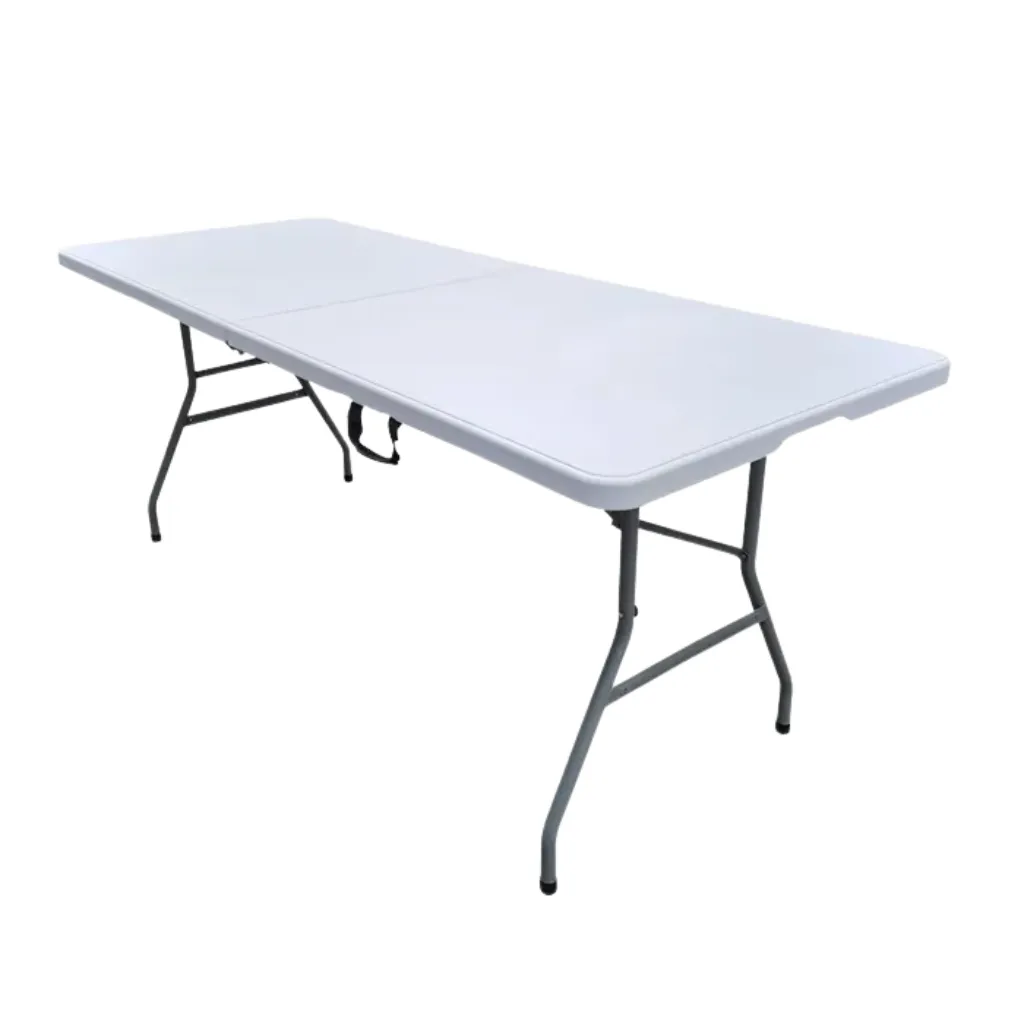 White Folding Table 6ft