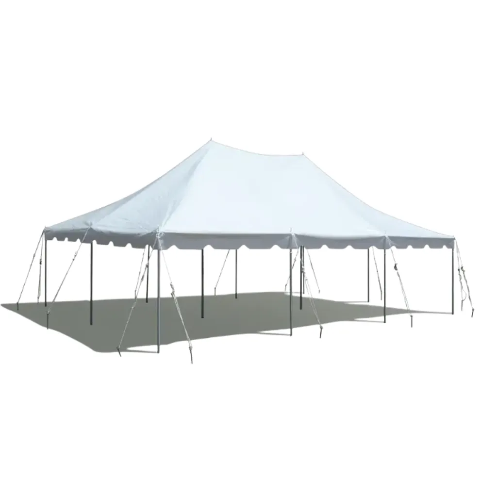 20' x 30' Premium Canopy Pole Tent - White