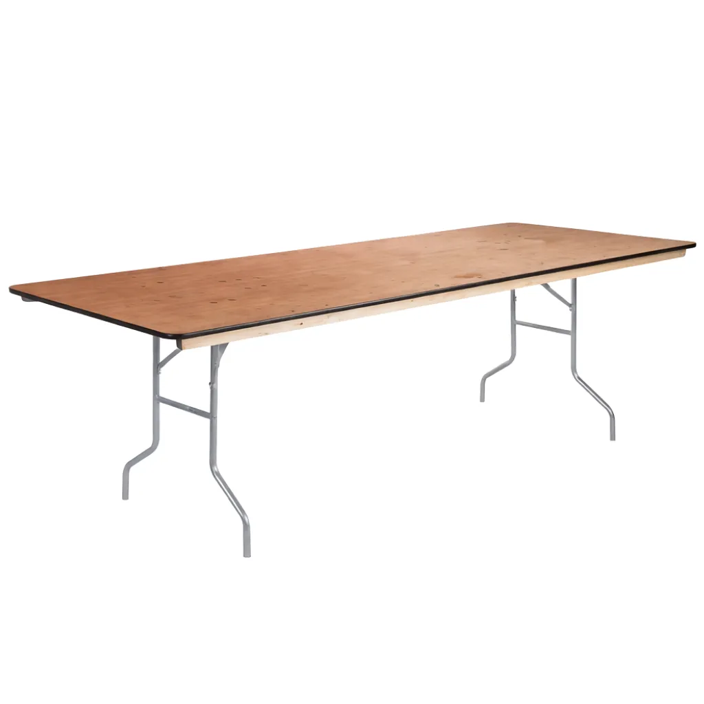Wood Folding Table 6ft