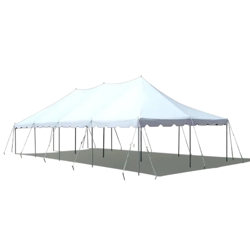 20' x 40' Premium Canopy Pole Tent - White