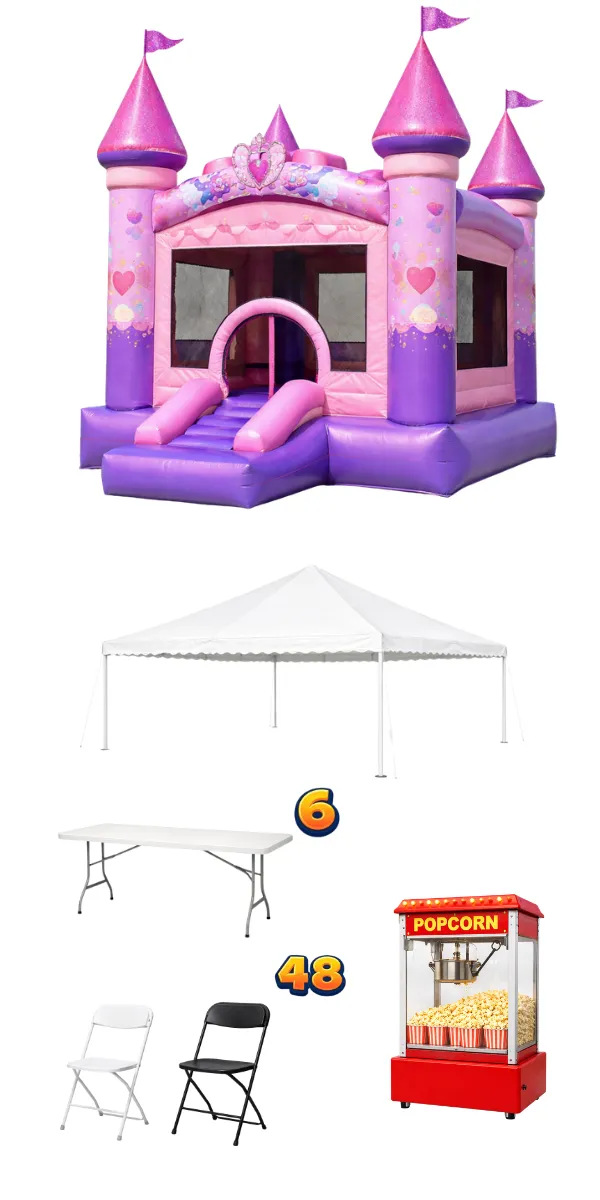 Party Bundle - Pink Castle Mega