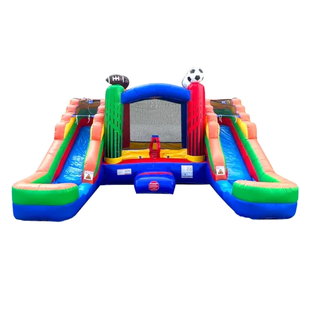 Sports Double Water Slide - Inflatable