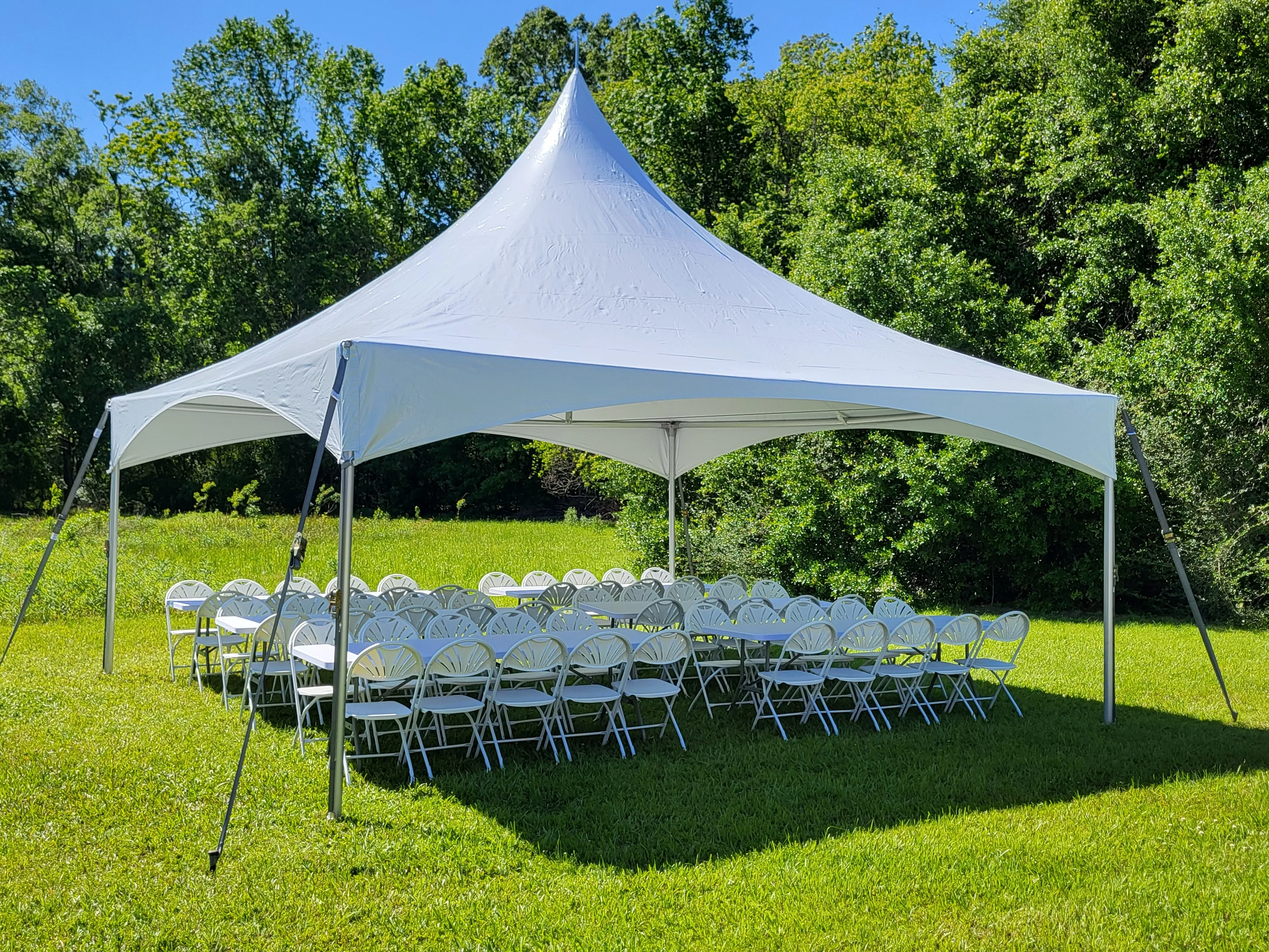 20x20 High Peak Tent Package