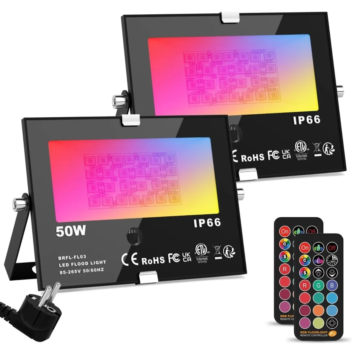 LED Strahler Set 50W RGB