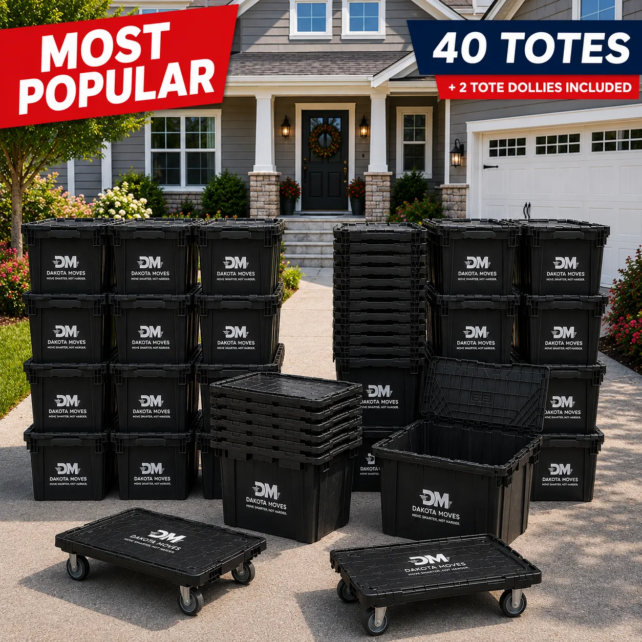 Dakota Moves 40 Tote Package