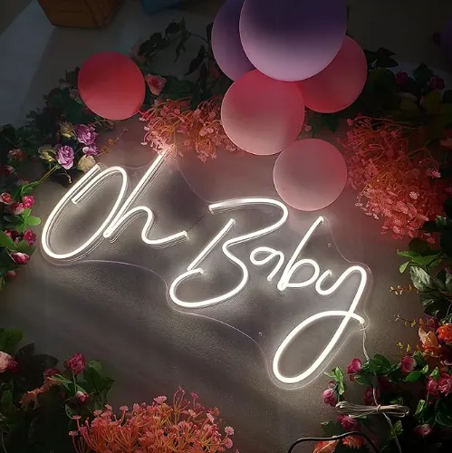 "Oh Baby" Neon Sign