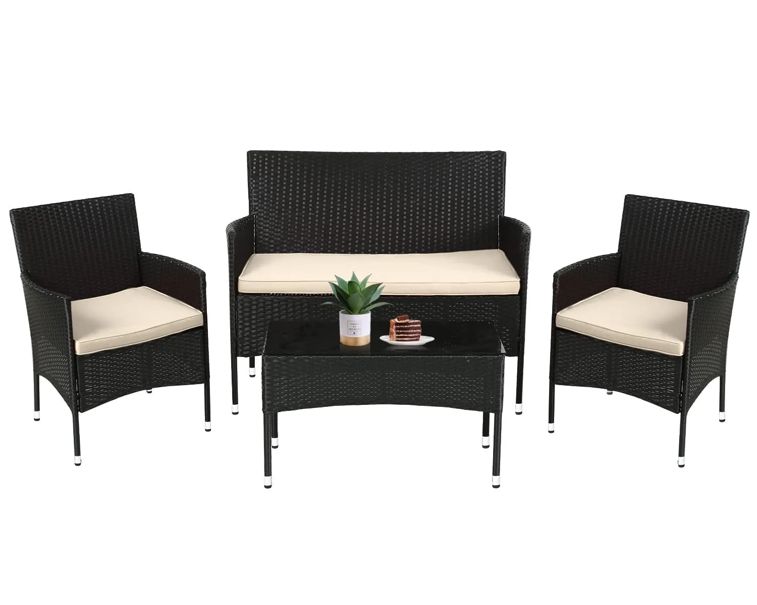 Outdoor Conversation Set (4 Pieces)