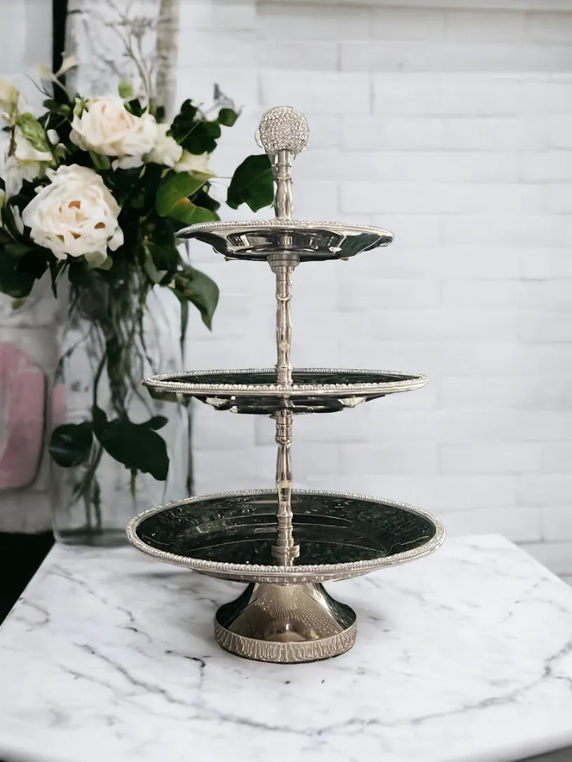 Bling Top Dessert Stand (3-Tier)