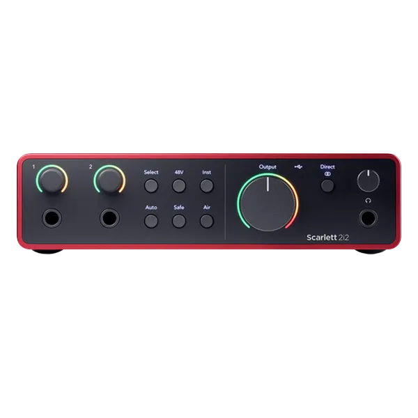 Focusrite Scarlett 2i2 USB-C Audio Interface (4th Generation)