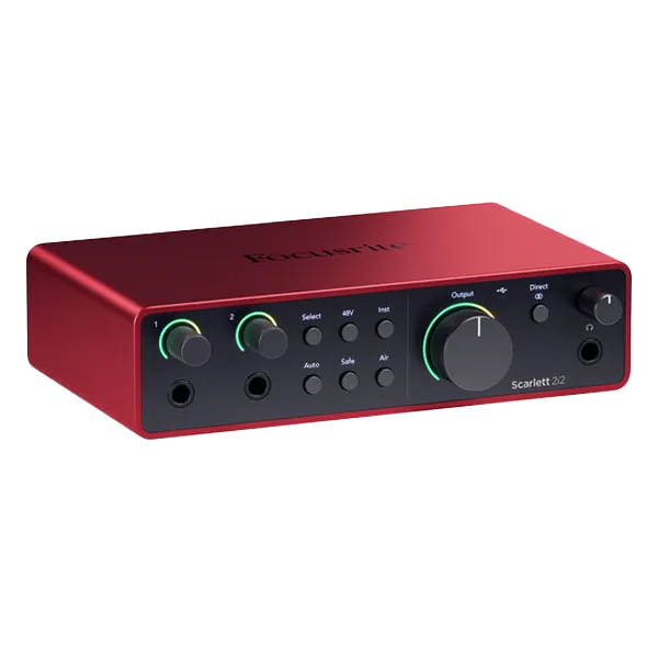 Focusrite Scarlett 2i2 USB-C Audio Interface (4th Generation)