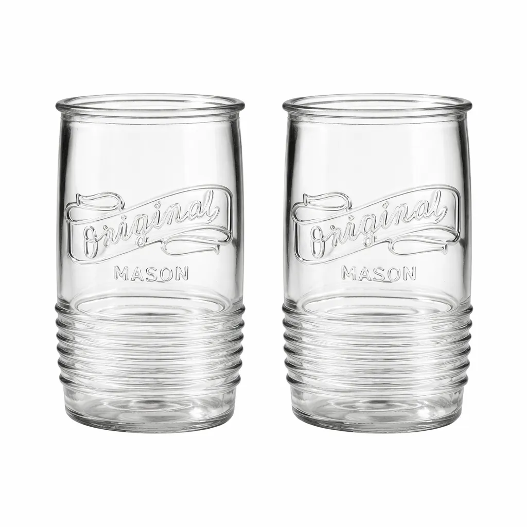 Mason Drinking Glass