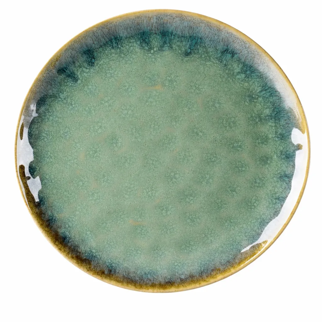 Glazed Emerald Entree Plate