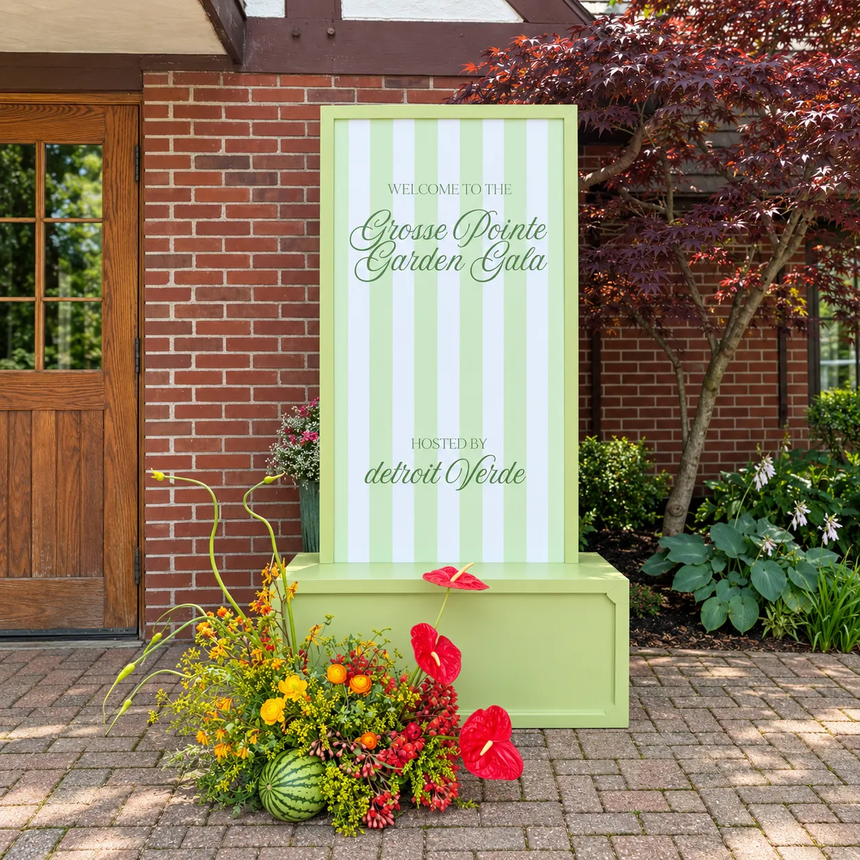 Box & Frame: Welcome Sign