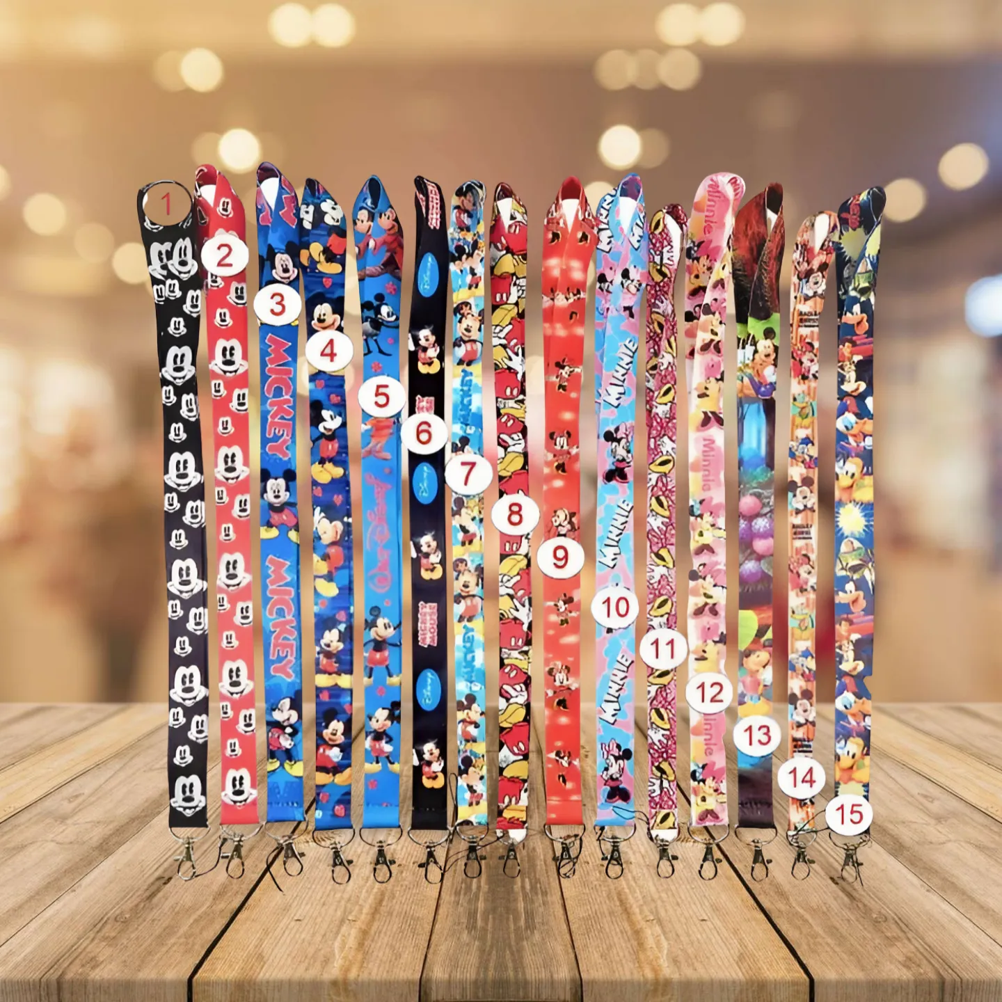 Disney Lanyards 10PK (Random Design)