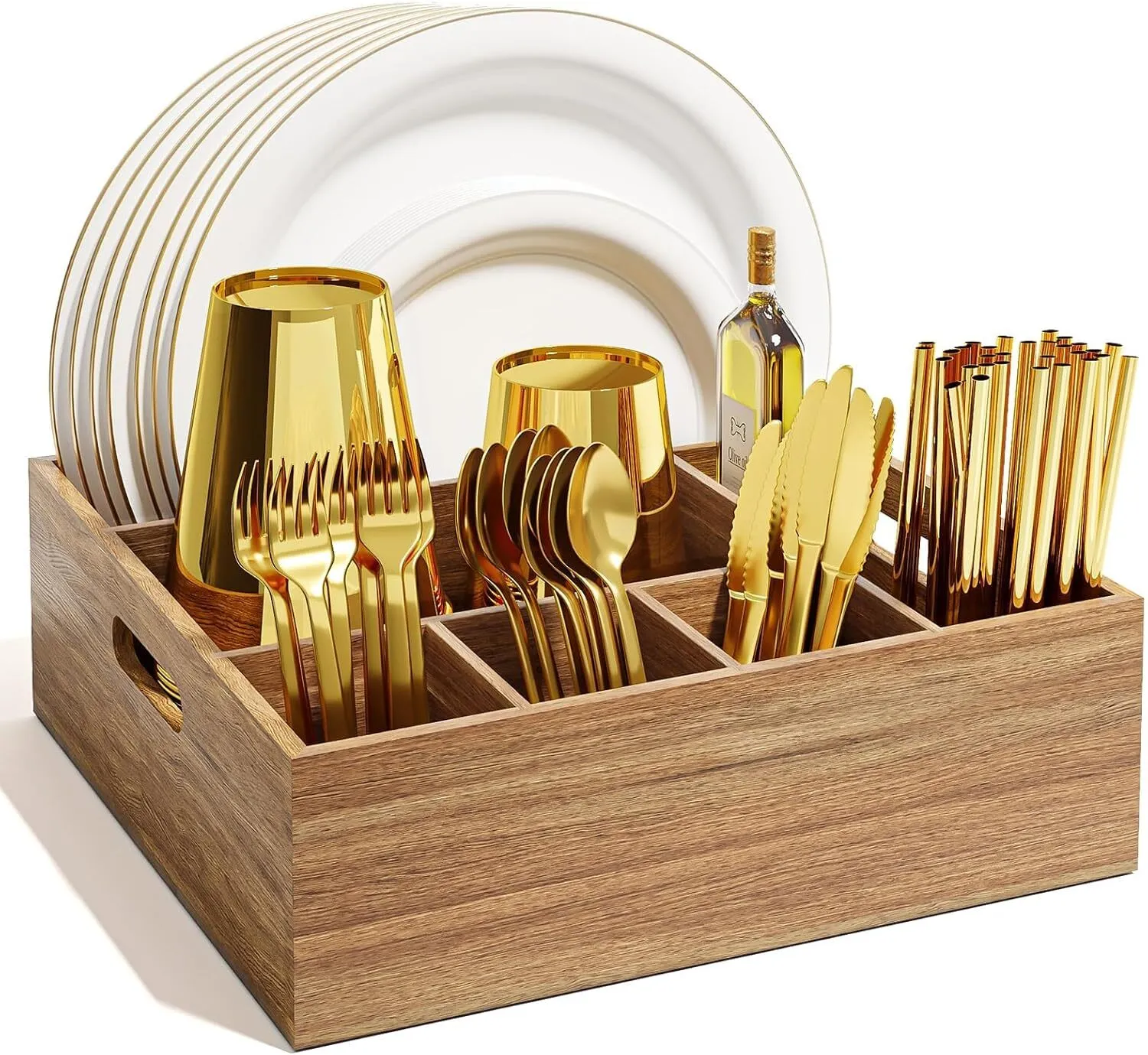 Acadia Wood Utensil Holder