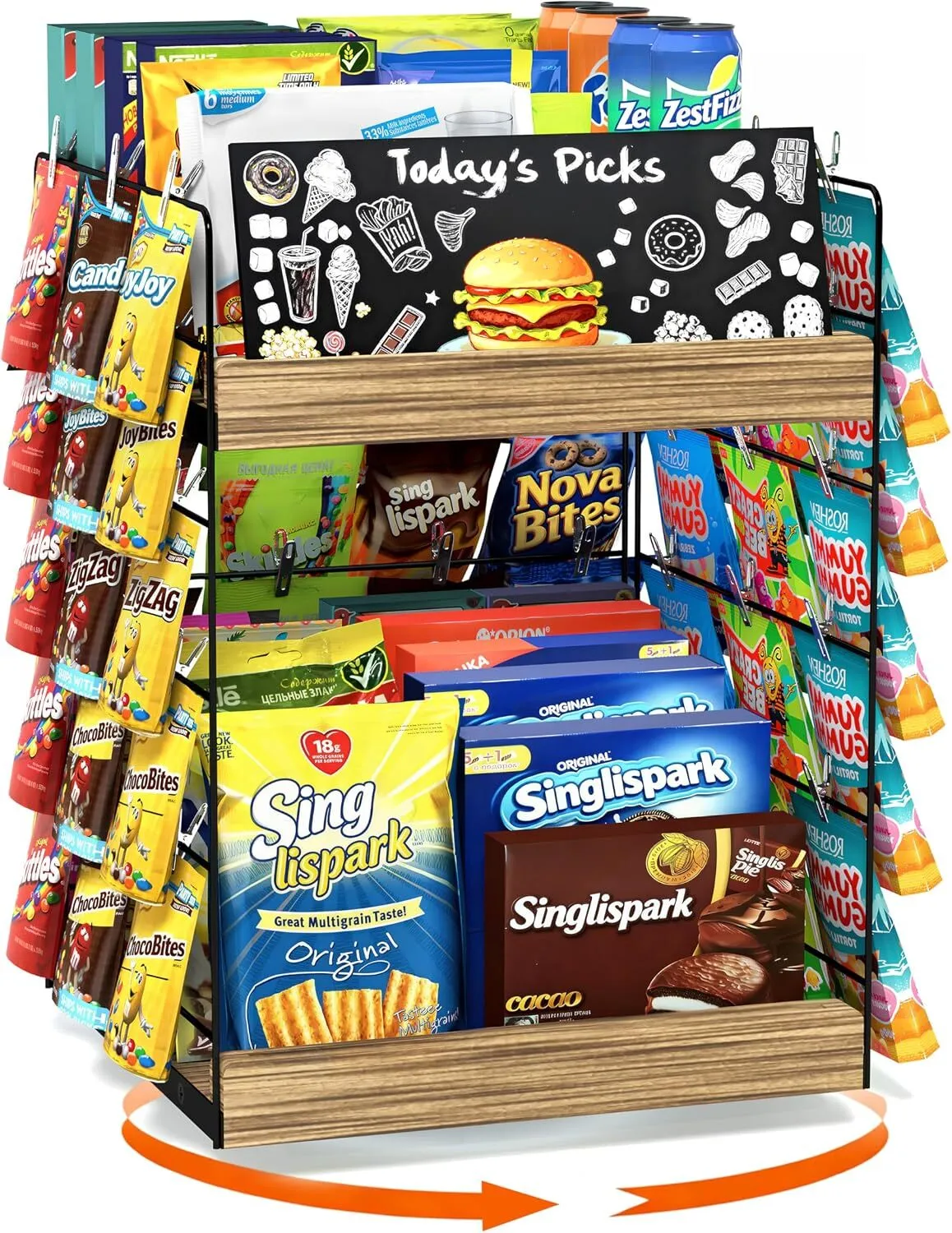 Snack Display Shelf