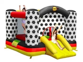 Hüpfburg "Fußball" mit Rutsche