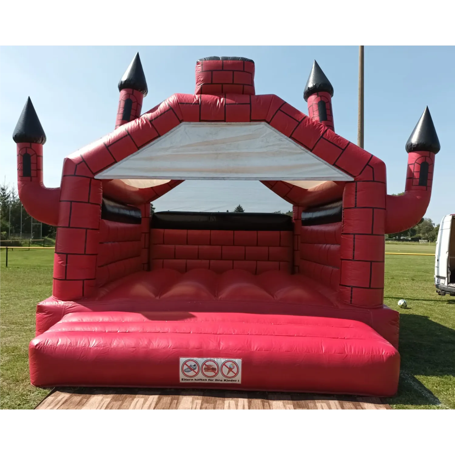 PROFI-Hüpfburg "Schloss XL" mit Dach