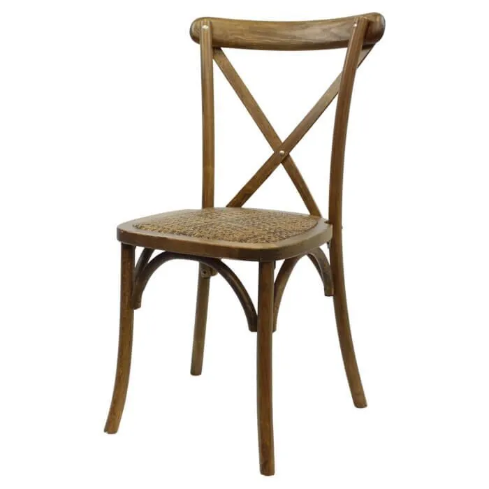 Wooden Crossback Chair (Antique)