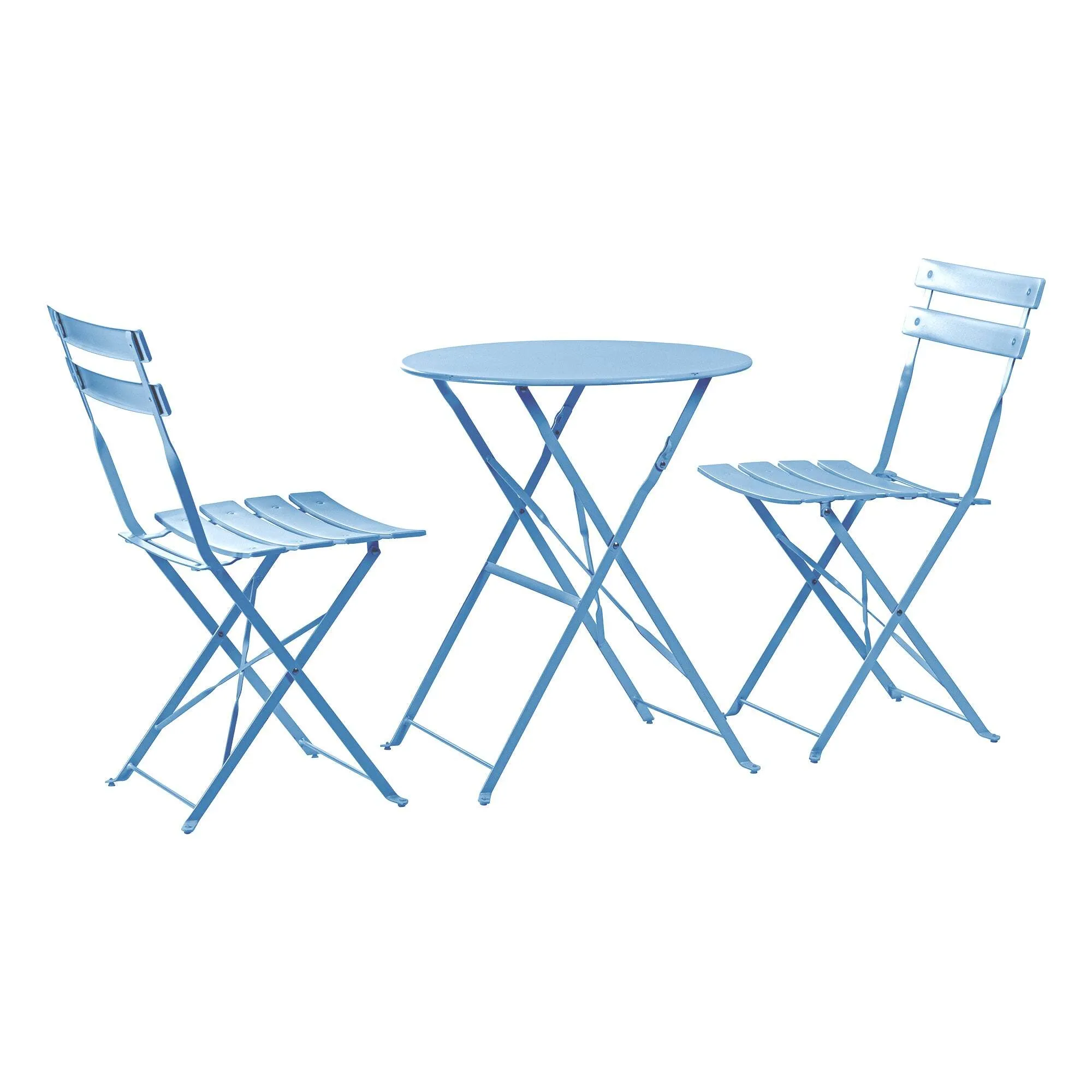 3 Piece Bistro Set (Light Blue)