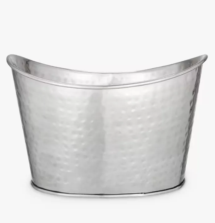 Champagne & Wine Ice Bucket (Hammered S/Steel)