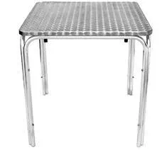 Aluminium Bistro Table (Four Leg)