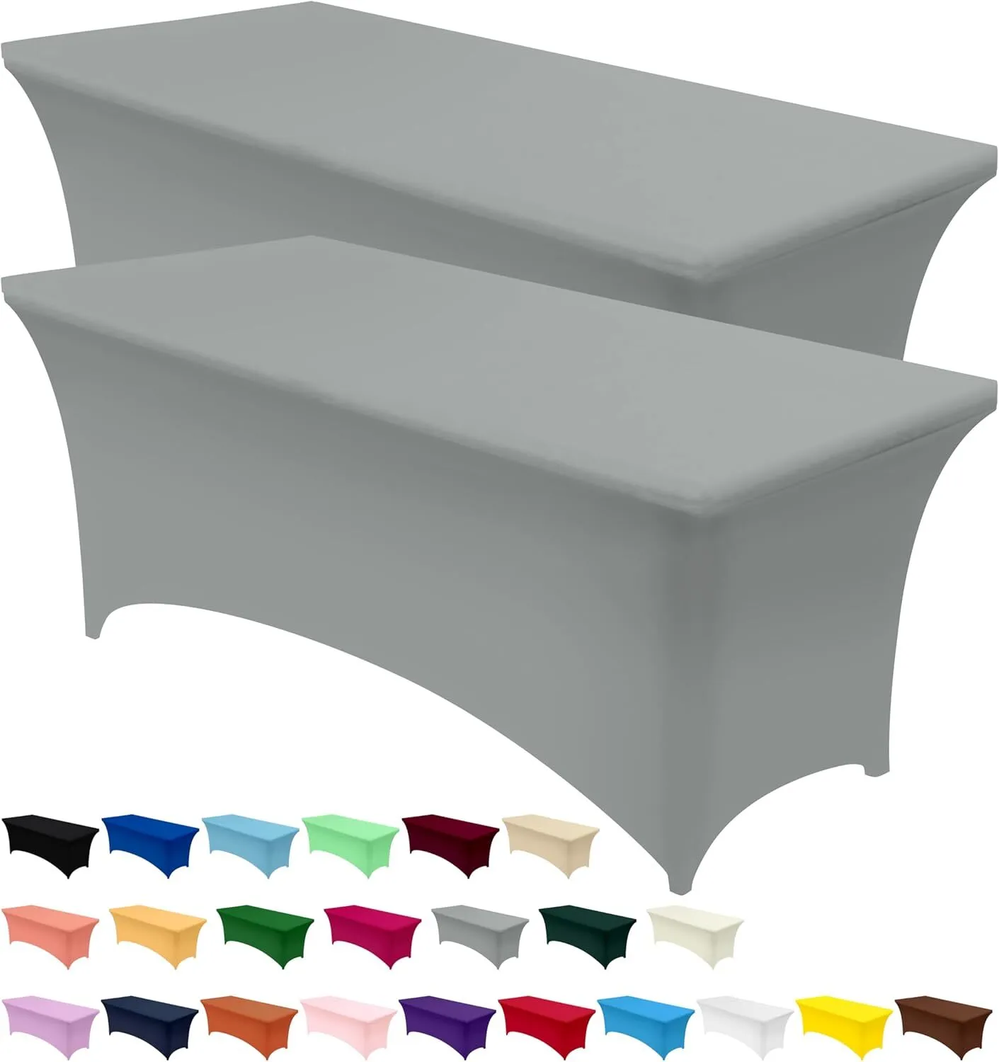 Stretch Trestle Table Cover (Grey) - 6ft only