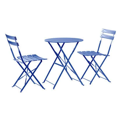 3 Piece Bistro Set (Navy)