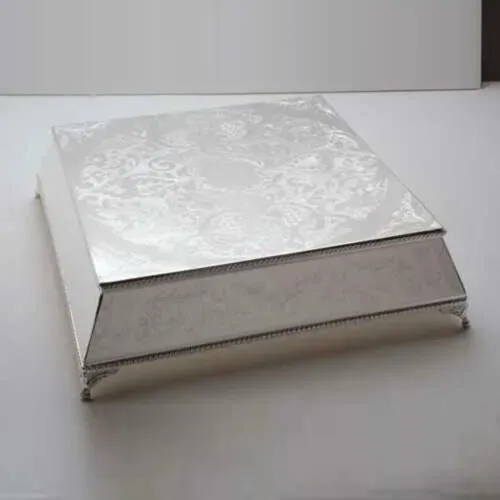 Silver Plated Cake Stand (16" Square)