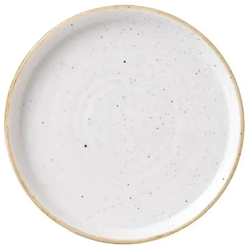 Stonecast Walled Plate (Barley White) - 8.25"