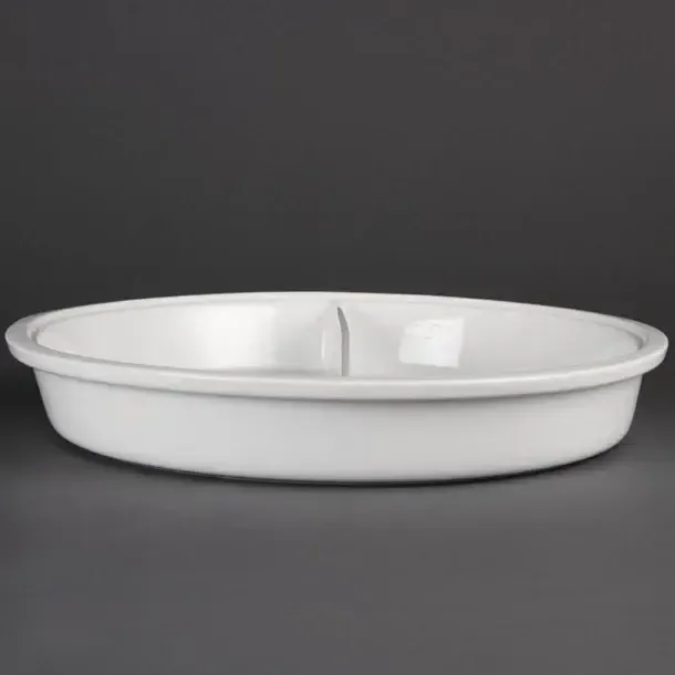 Oval Divided Vegatable Dish (12")
