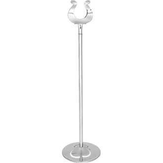 Table Number Stand (Silver) - 12"