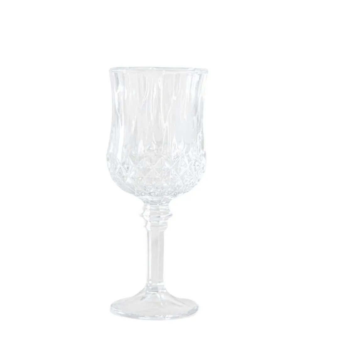 Crystal Cut Wine Glass