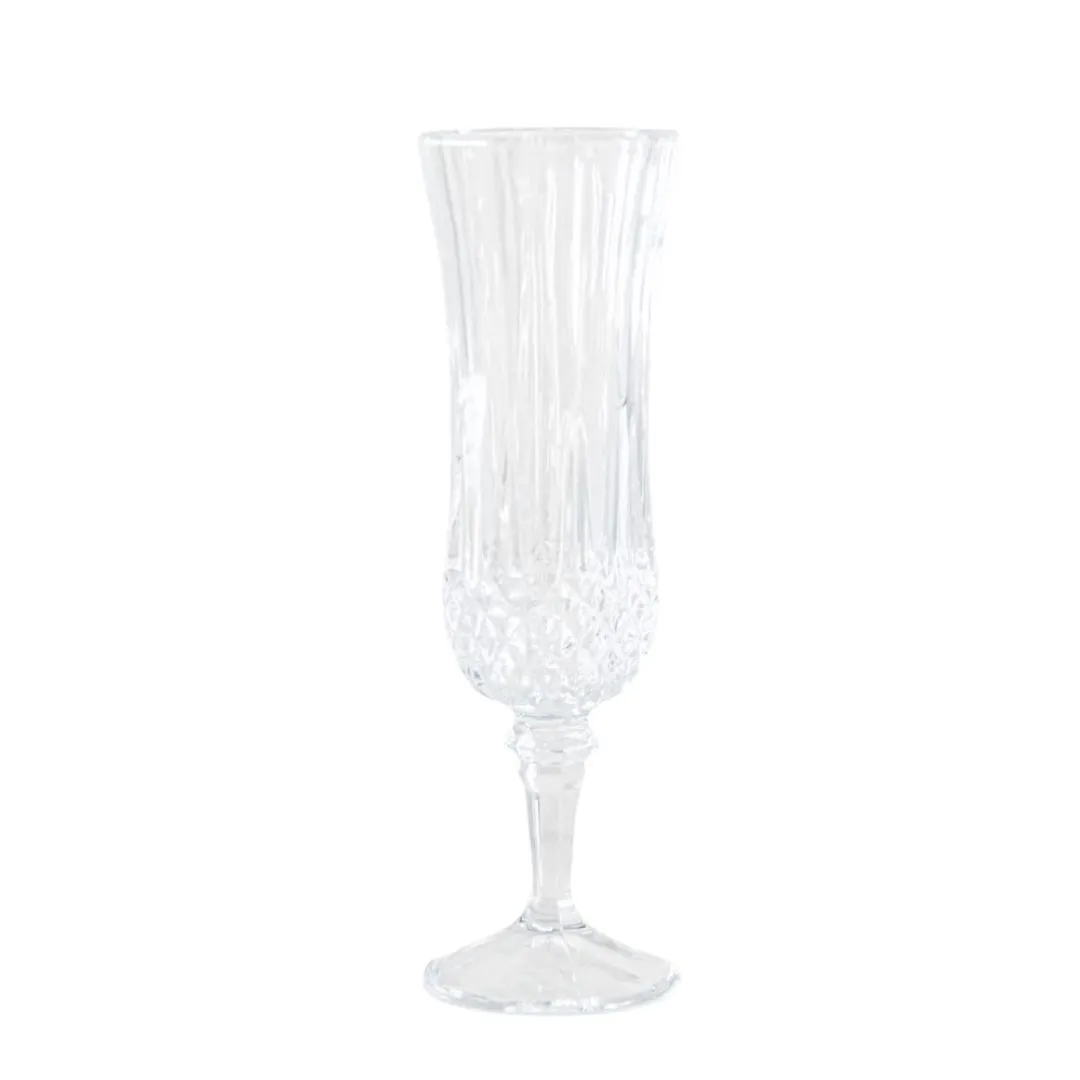Crystal Cut Champagne Flute