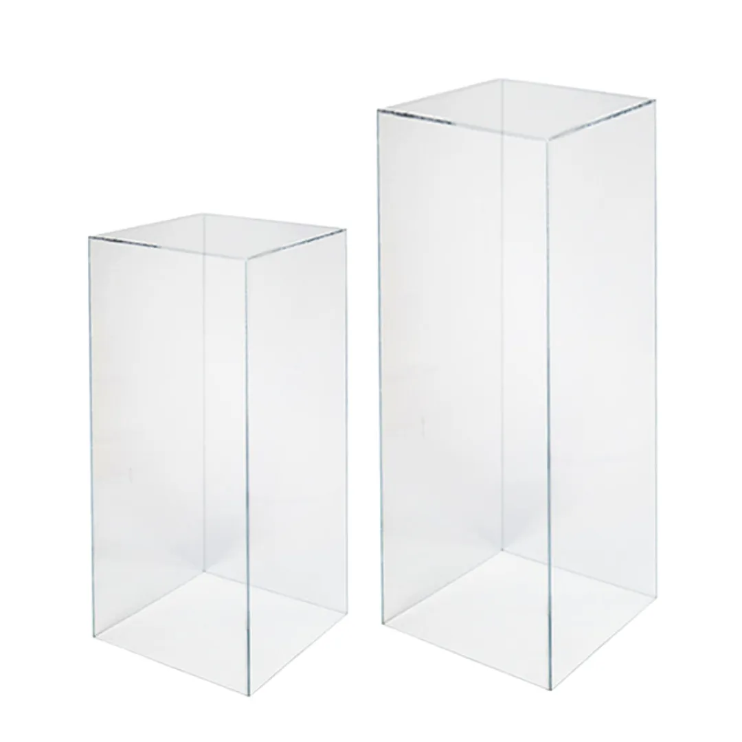 Acrylic Plinths - Clear (set of 2)