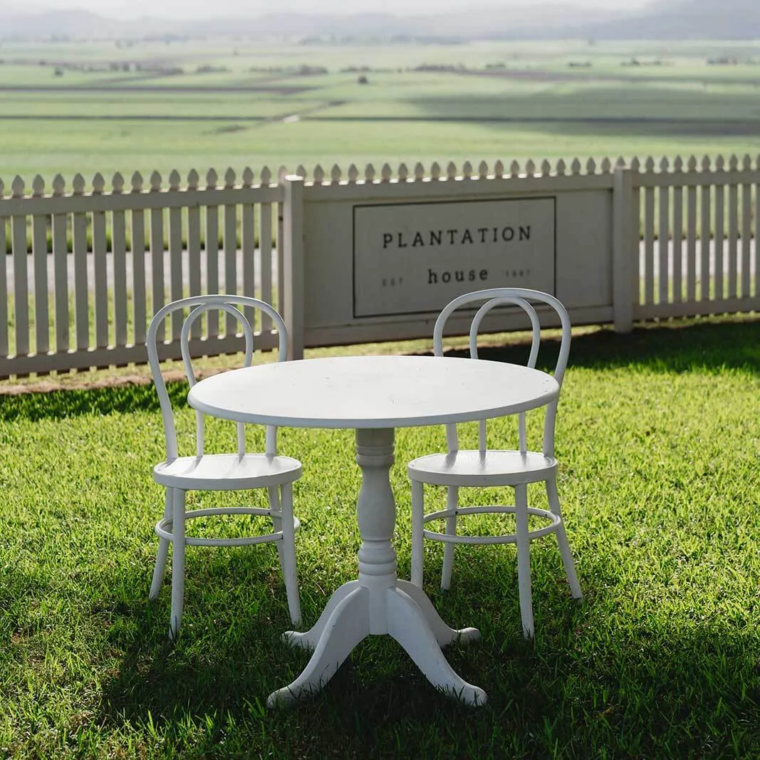 White Round Table