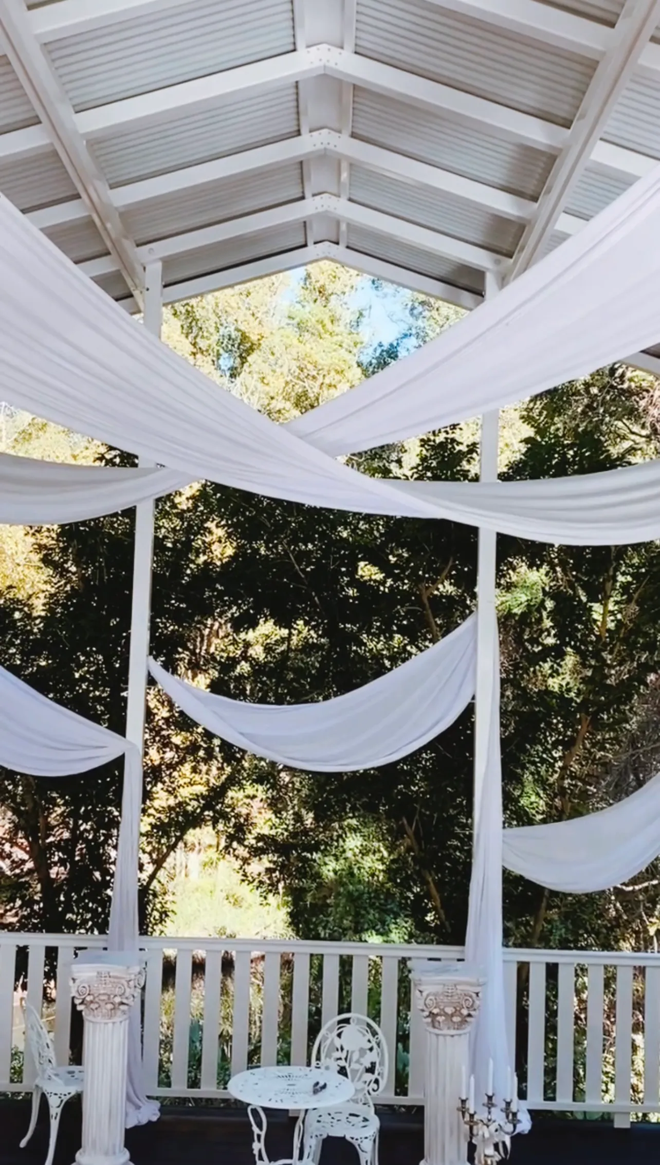 Ceiling Draping - Kwila Lodge Ceremony 
